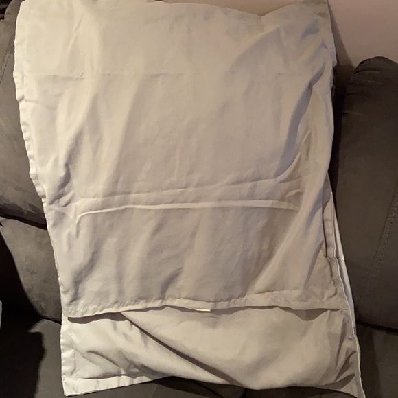 Twin XL bed bedding comforter with Sham grey & silver College Dorm size bed - Picture 9 of 9